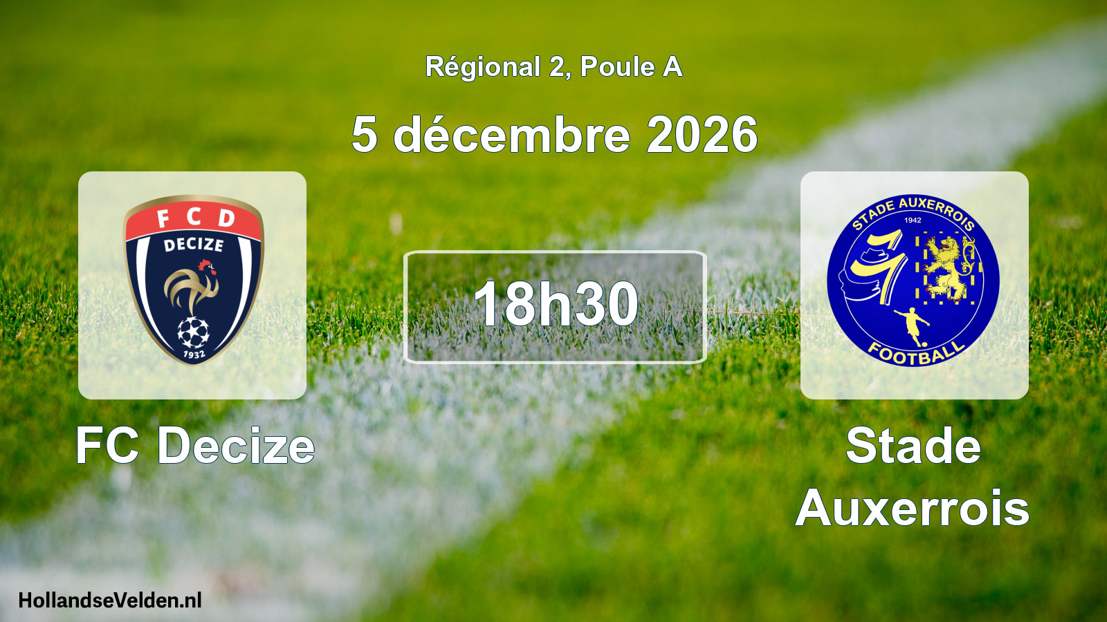 Scheduled Match: FC Decize - Stade Auxerrois (5 December 2026)