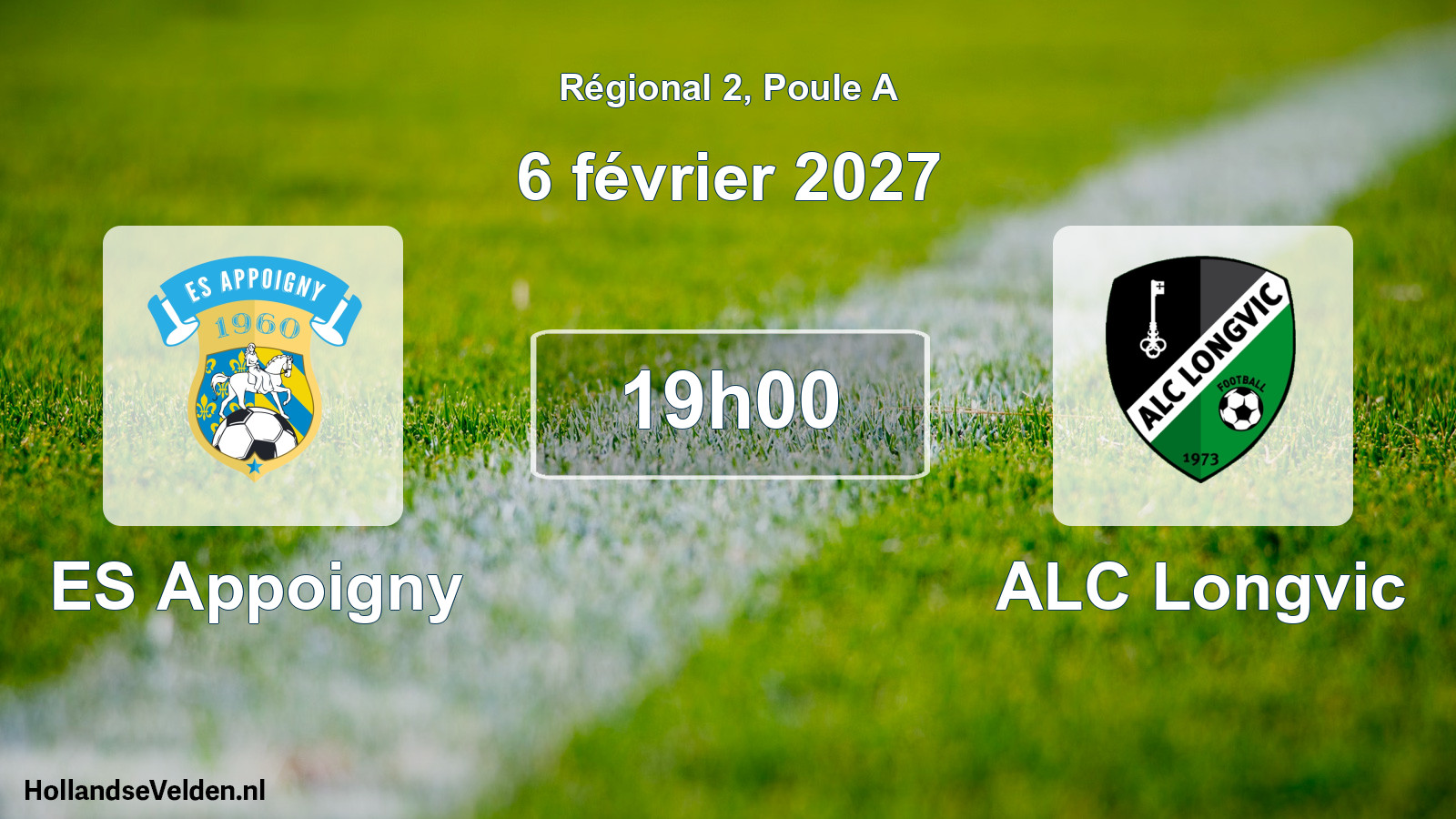 Scheduled Match: ES Appoigny - ALC Longvic (6 February 2027)