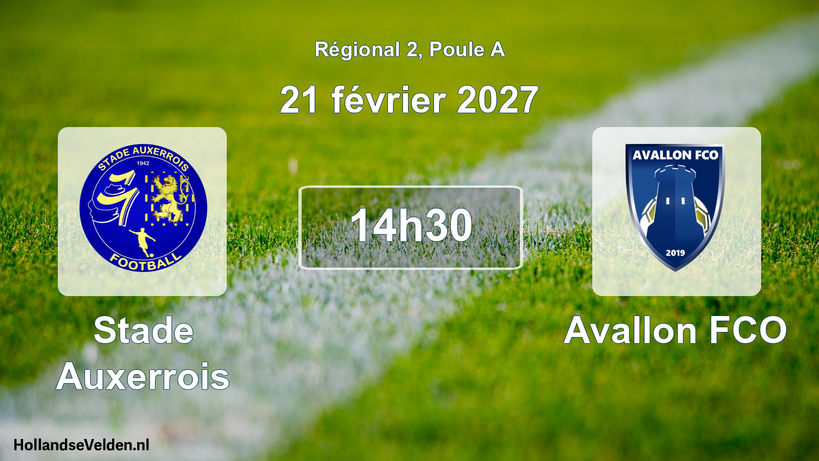Scheduled Match: Stade Auxerrois - Avallon FCO (21 February 2027)