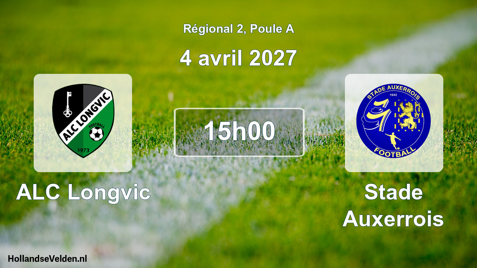 Geplande wedstrijd: ALC Longvic - Stade Auxerrois (4 april 2027)