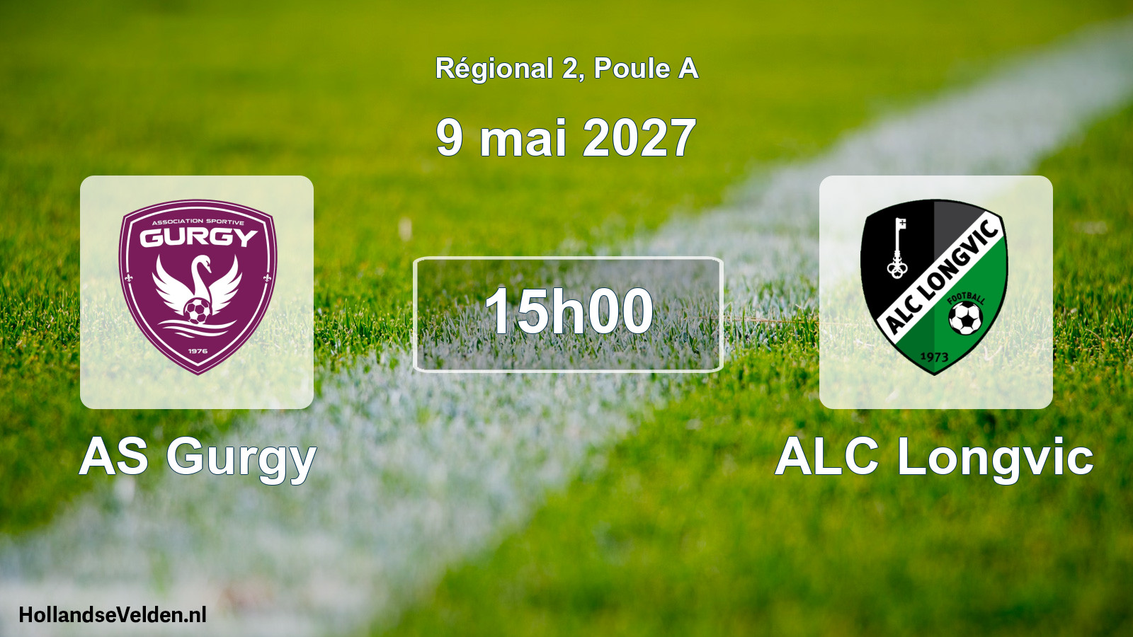 Scheduled Match: AS Gurgy - ALC Longvic (9 May 2027)