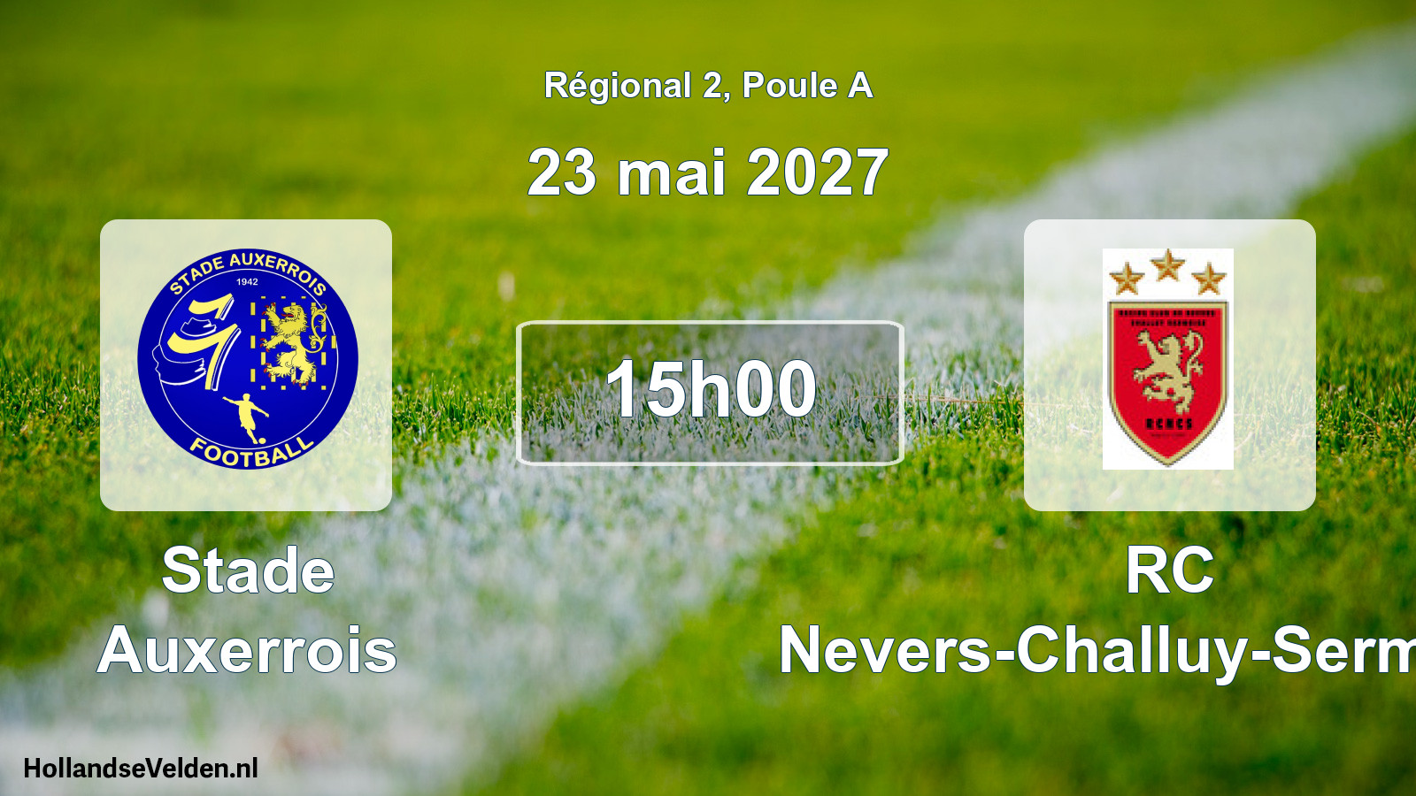 Scheduled Match: Stade Auxerrois - RC Nevers-Challuy-Sermoise (23 May 2027)