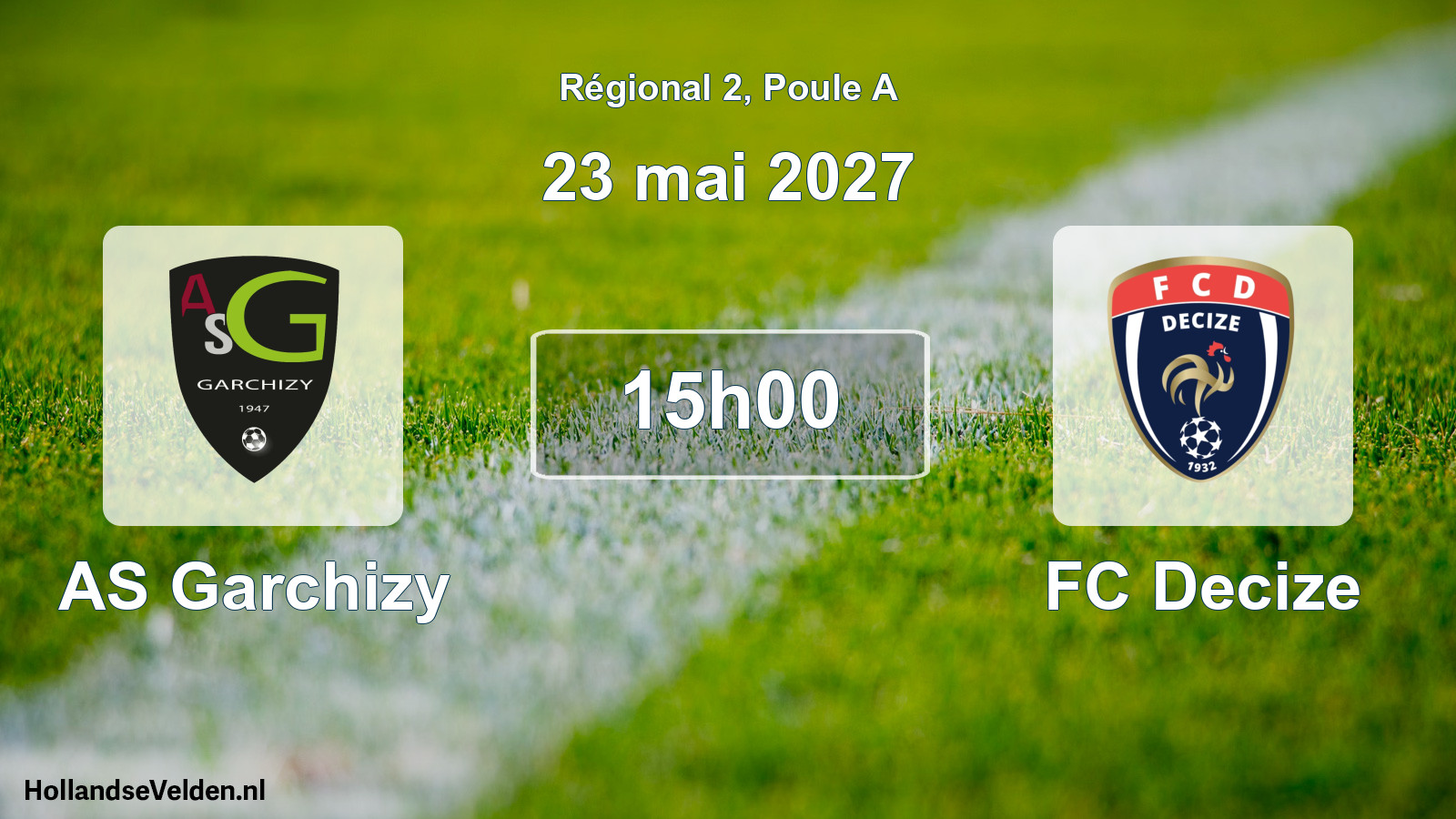 Geplande wedstrijd: AS Garchizy - FC Decize (23 mei 2027)