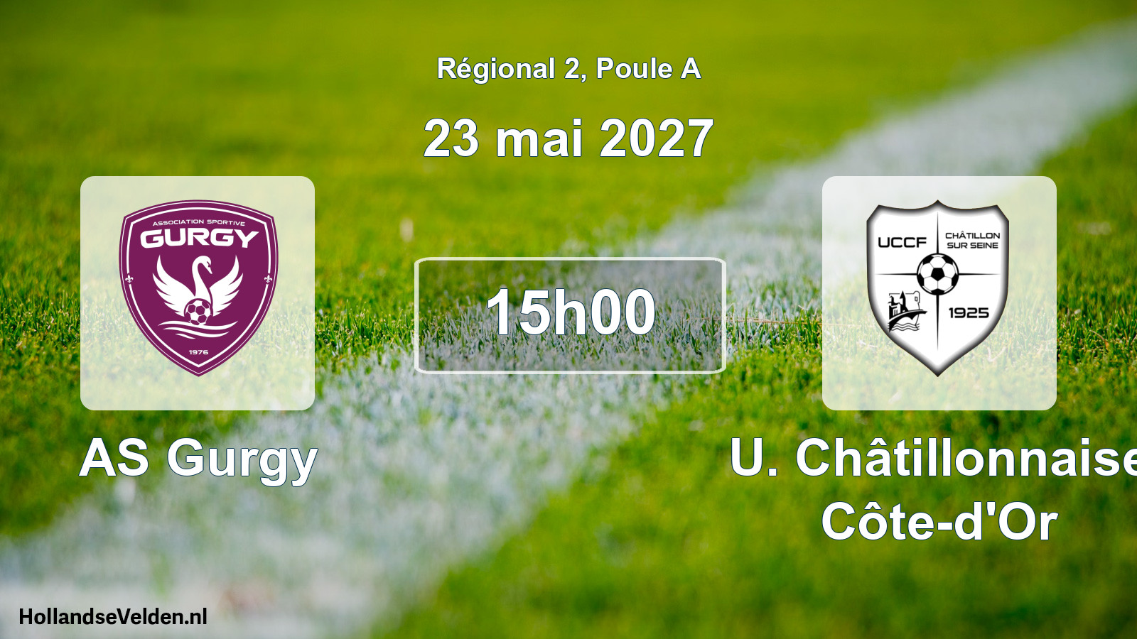 Scheduled Match: AS Gurgy - U. Châtillonnaise Côte-d'Or (23 May 2027)