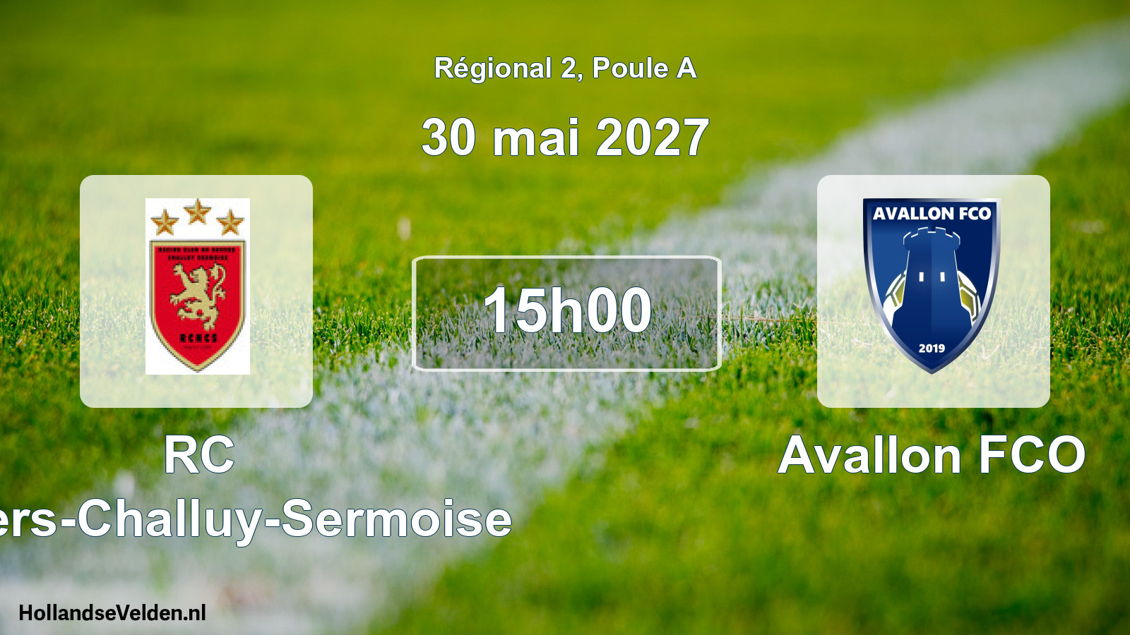 Scheduled Match: RC Nevers-Challuy-Sermoise - Avallon FCO (30 May 2027)