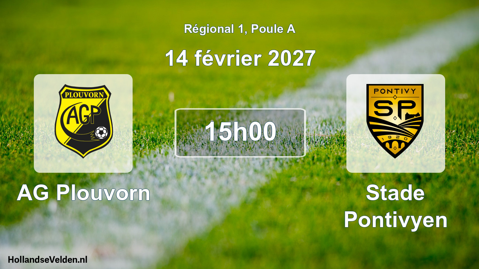 Scheduled Match: AG Plouvorn - Stade Pontivyen (14 February 2027)