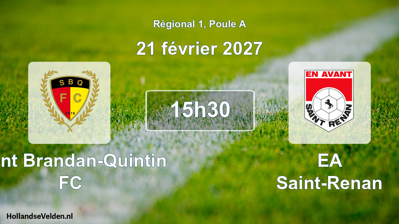 Scheduled Match: Saint Brandan-Quintin FC - EA Saint-Renan (21 February 2027)