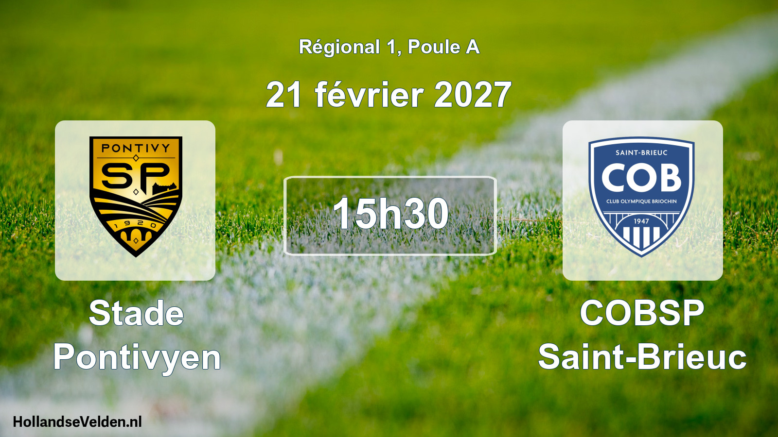 Geplande wedstrijd: Stade Pontivyen - COBSP Saint-Brieuc (21 februari 2027)