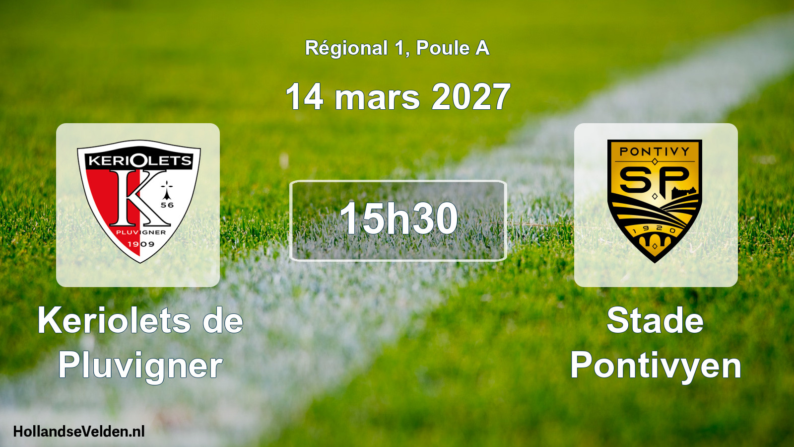 Scheduled Match: Keriolets de Pluvigner - Stade Pontivyen (14 March 2027)