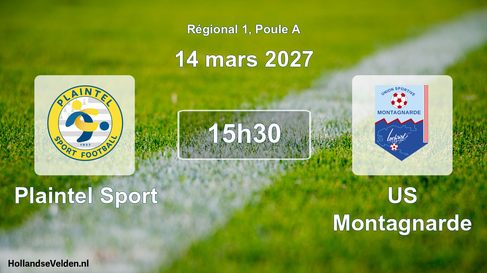 Scheduled Match: Plaintel Sport - US Montagnarde (14 March 2027)