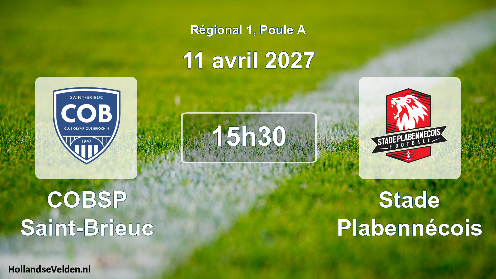 Scheduled Match: COBSP Saint-Brieuc - Stade Plabennécois (11 April 2027)