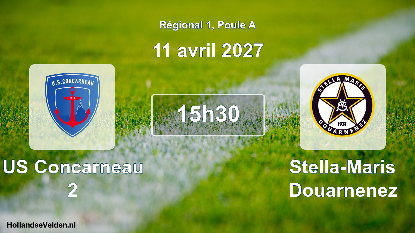 Scheduled Match: US Concarneau 2 - Stella-Maris Douarnenez (11 April 2027)