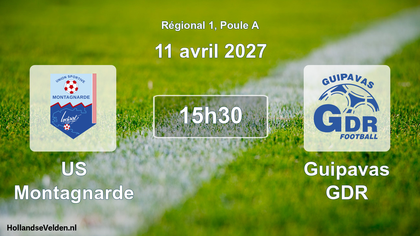 Scheduled Match: US Montagnarde - Guipavas GDR (11 April 2027)