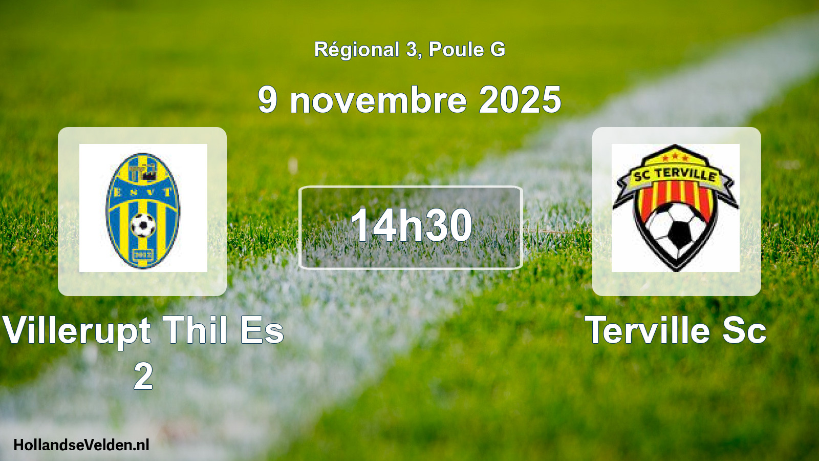 Geplande wedstrijd: Villerupt Thil Es 2 - Terville Sc (9 novembre 2025)