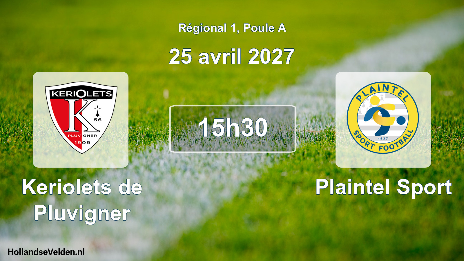 Scheduled Match: Keriolets de Pluvigner - Plaintel Sport (25 April 2027)