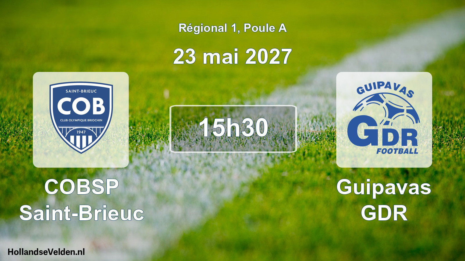 Match programmé: COBSP Saint-Brieuc - Guipavas GDR (23 mai 2027)