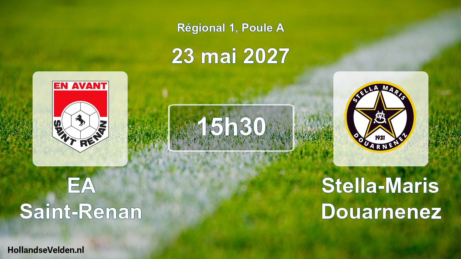 Geplande wedstrijd: EA Saint-Renan - Stella-Maris Douarnenez (23 mei 2027)