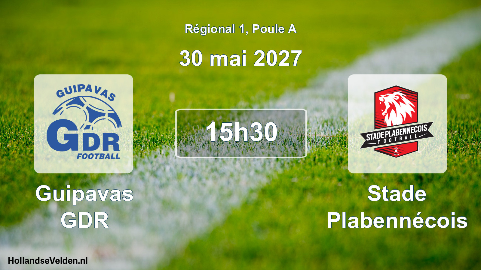 Scheduled Match: Guipavas GDR - Stade Plabennécois (30 May 2027)