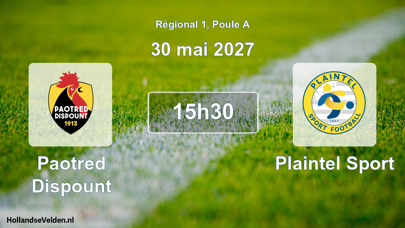 Scheduled Match: Paotred Dispount - Plaintel Sport (30 May 2027)