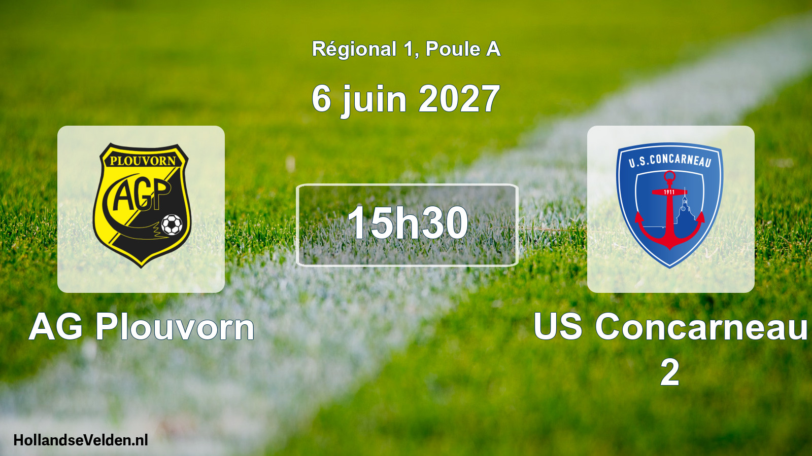 Scheduled Match: AG Plouvorn - US Concarneau 2 (6 June 2027)