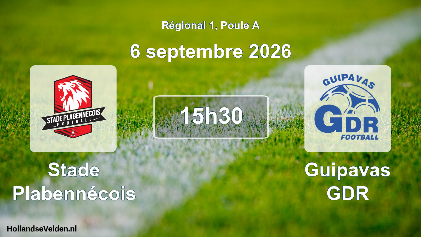 Scheduled Match: Stade Plabennécois - Guipavas GDR (6 September 2026)