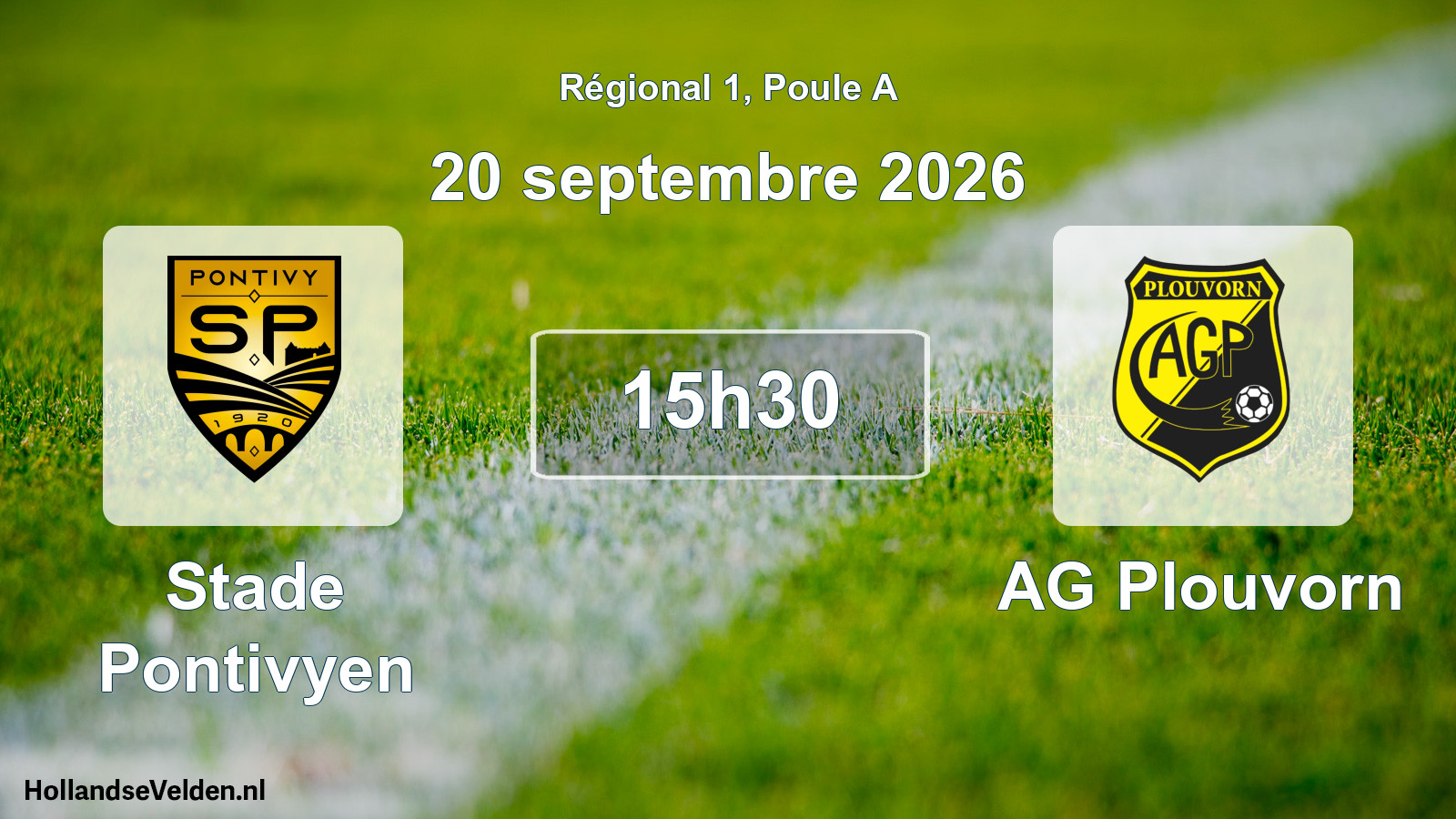 Scheduled Match: Stade Pontivyen - AG Plouvorn (20 September 2026)