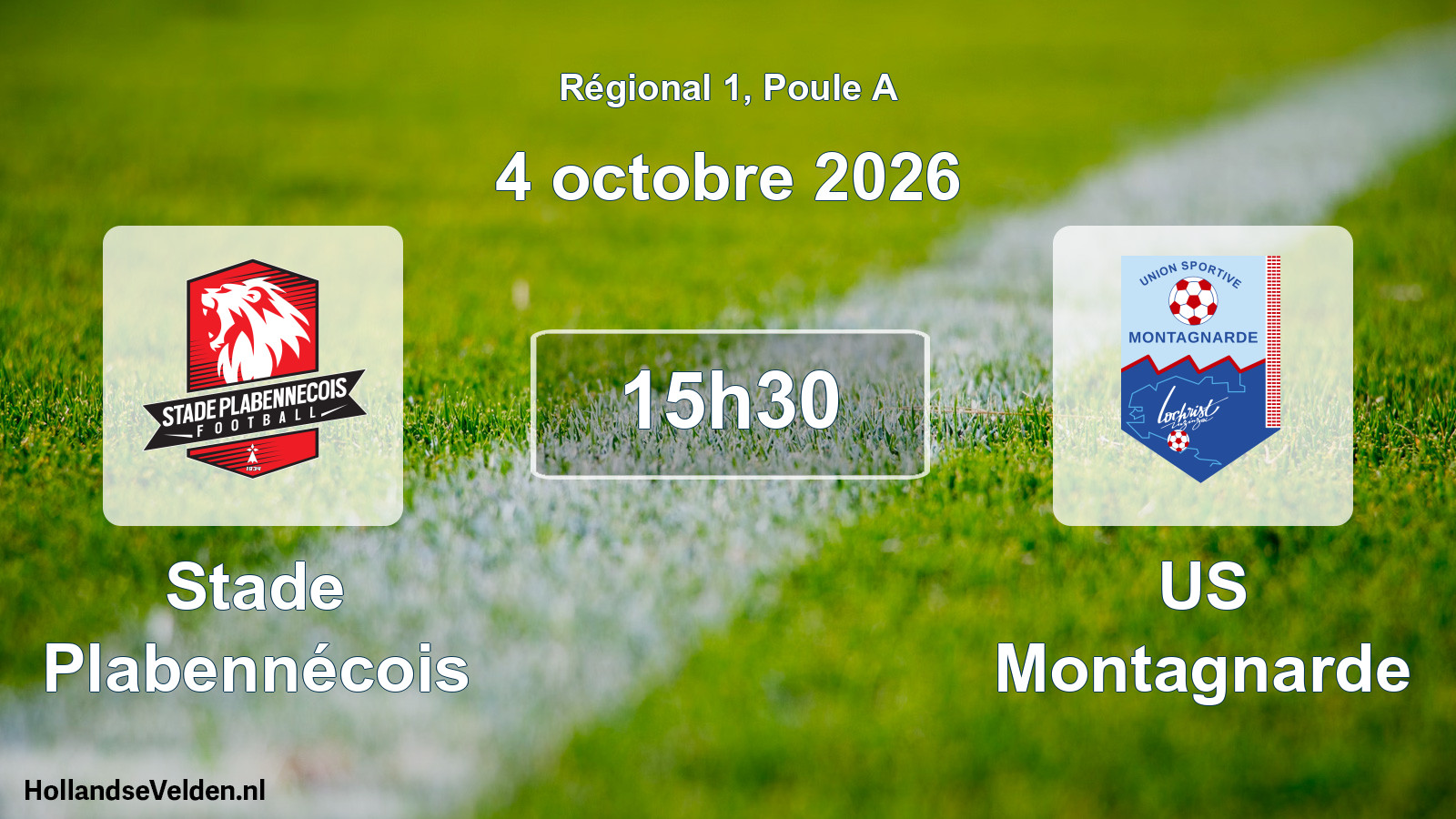 Scheduled Match: Stade Plabennécois - US Montagnarde (4 October 2026)
