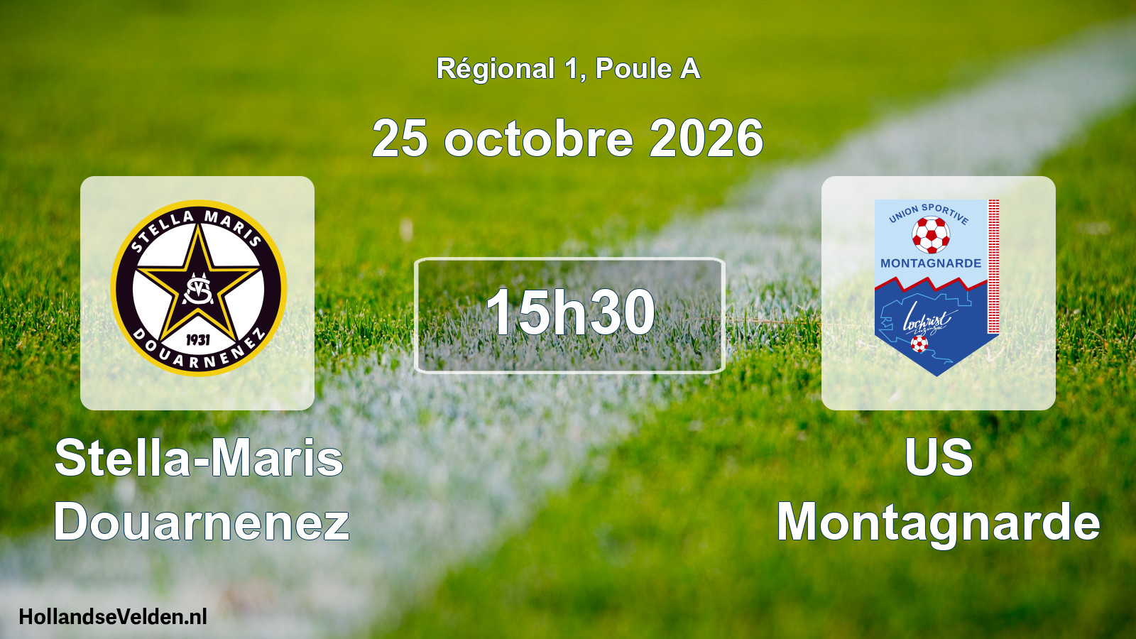 Scheduled Match: Stella-Maris Douarnenez - US Montagnarde (25 October 2026)