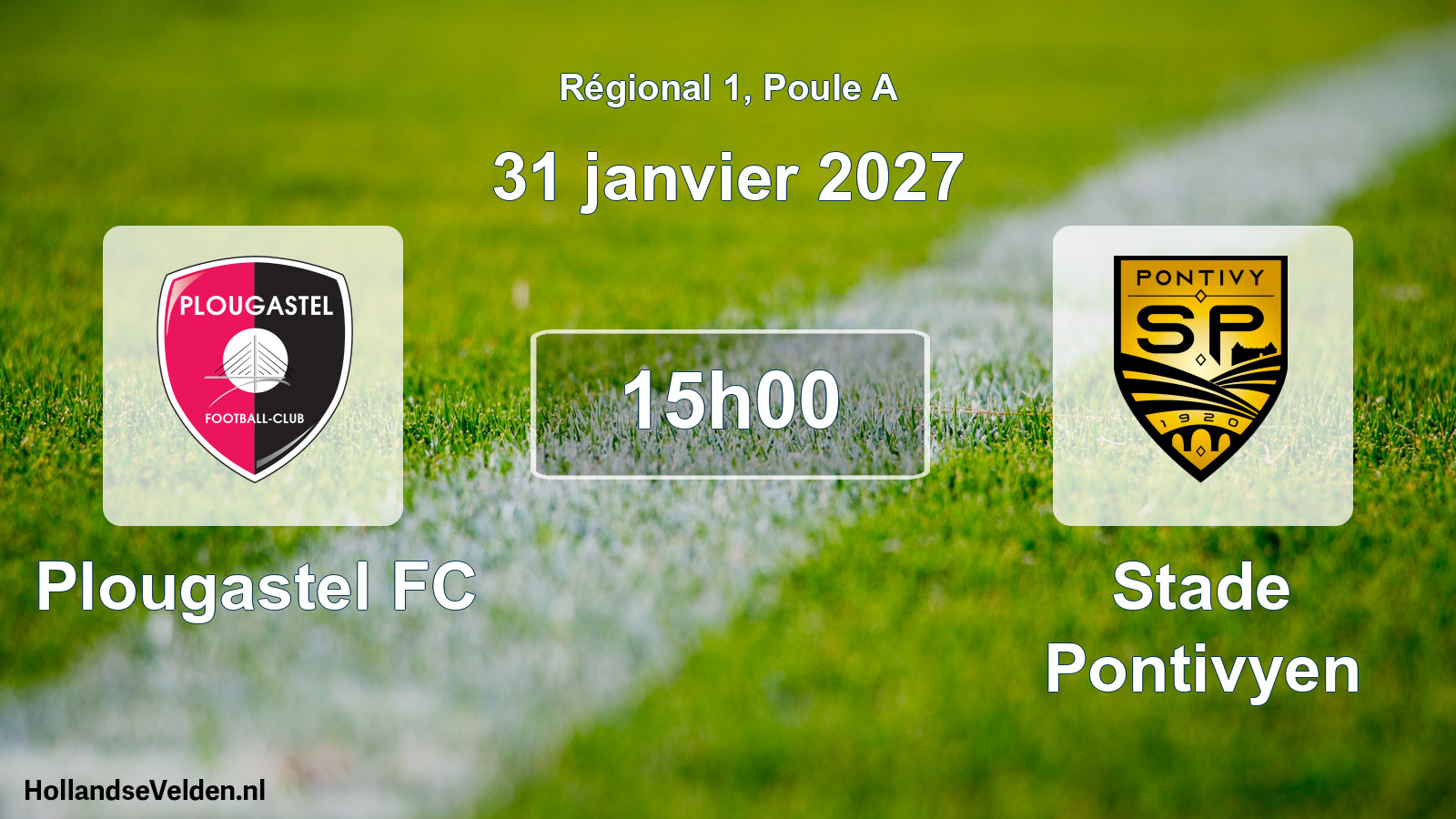 Geplande wedstrijd: Plougastel FC - Stade Pontivyen (31 januari 2027)