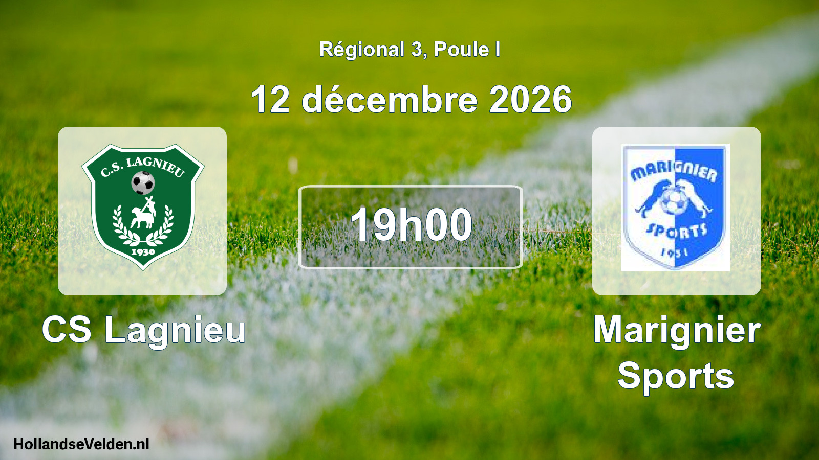 Scheduled Match: CS Lagnieu - Marignier Sports (12 December 2026)