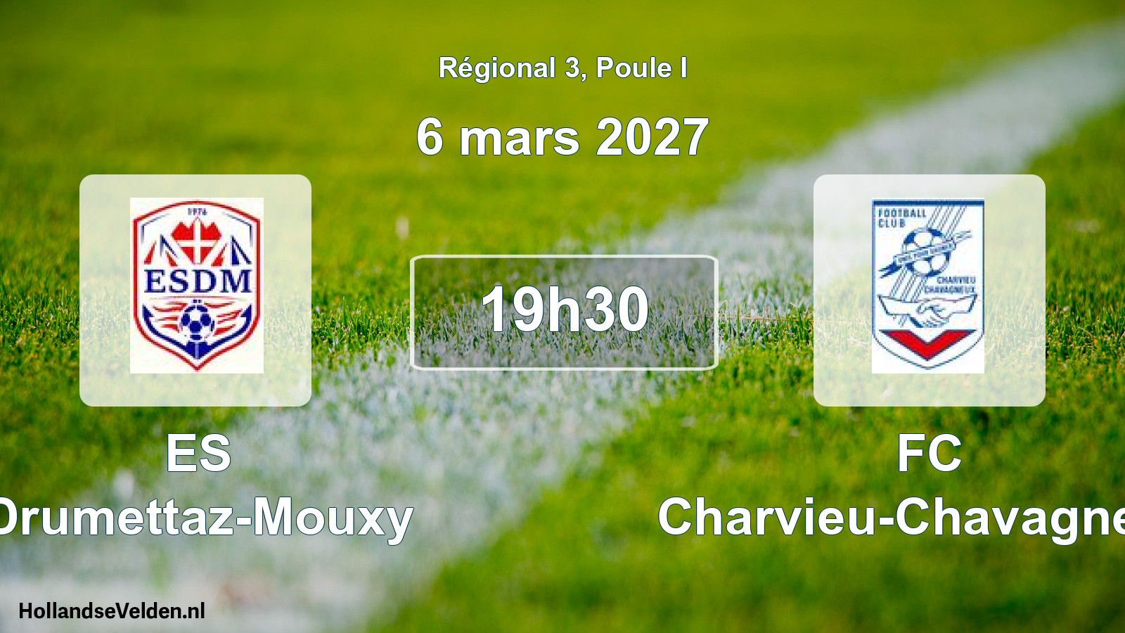 Scheduled Match: ES Drumettaz-Mouxy - FC Charvieu-Chavagneux (6 March 2027)