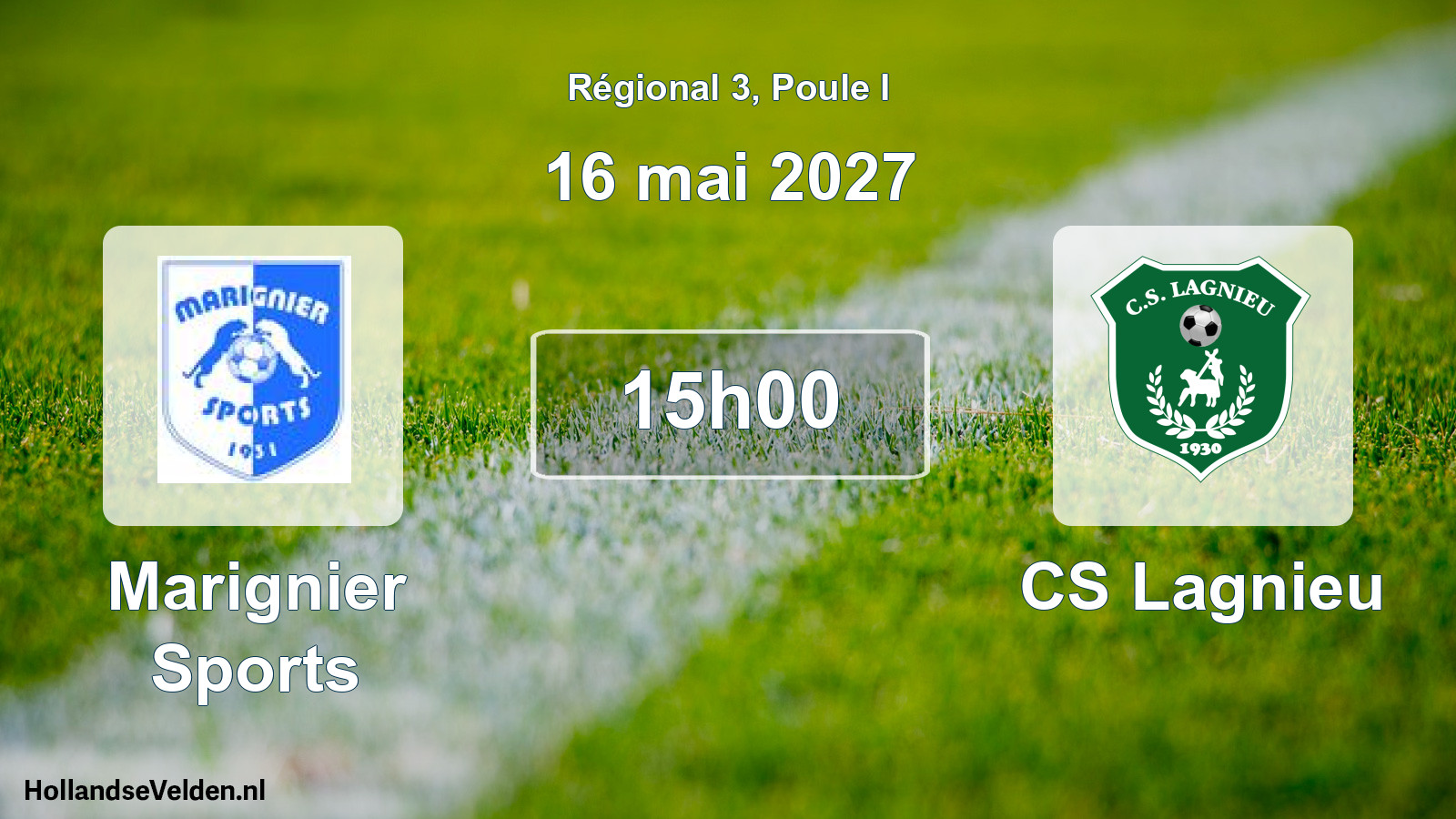 Scheduled Match: Marignier Sports - CS Lagnieu (16 May 2027)