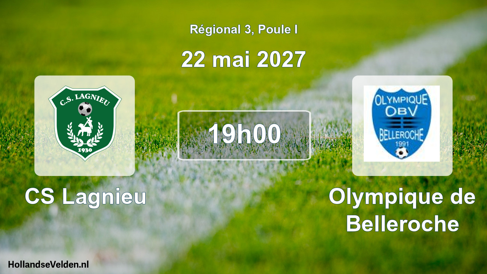 Scheduled Match: CS Lagnieu - Olympique de Belleroche (22 May 2027)
