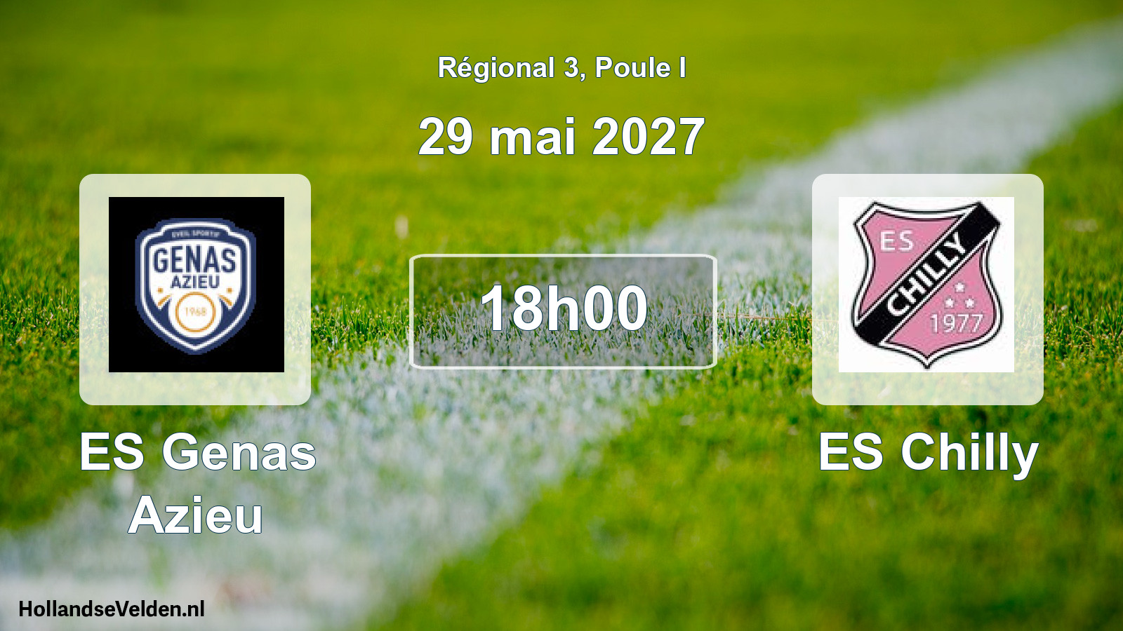 Match programmé: ES Genas Azieu - ES Chilly (29 mai 2027)