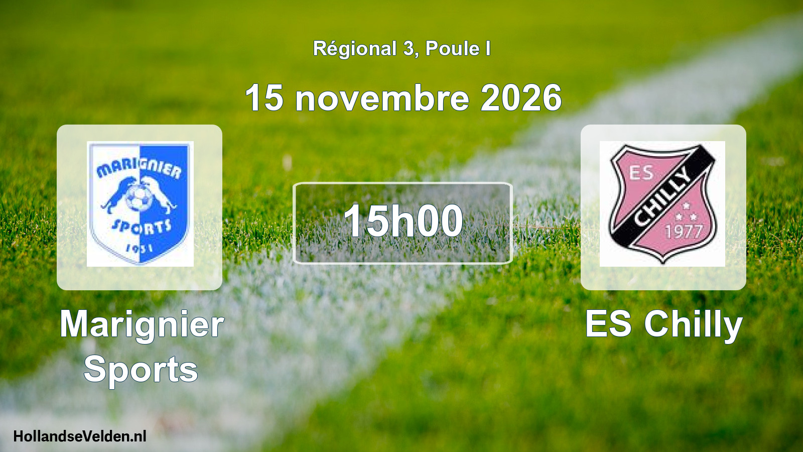 Scheduled Match: Marignier Sports - ES Chilly (15 November 2026)