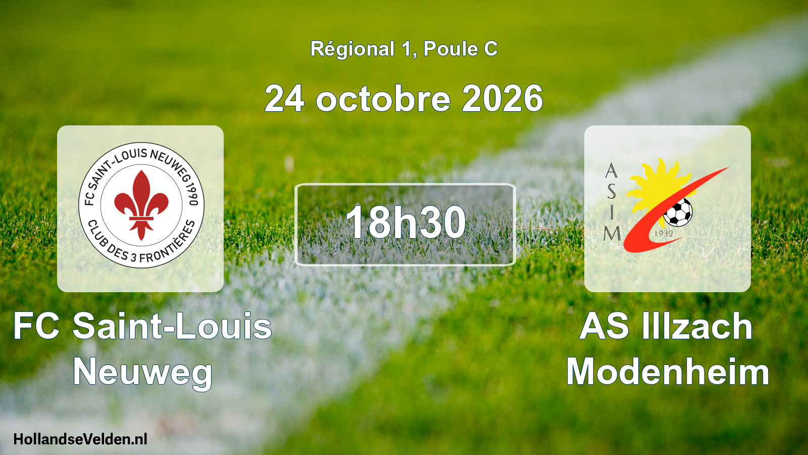 Scheduled Match: FC Saint-Louis Neuweg - AS Illzach Modenheim (24 October 2026)