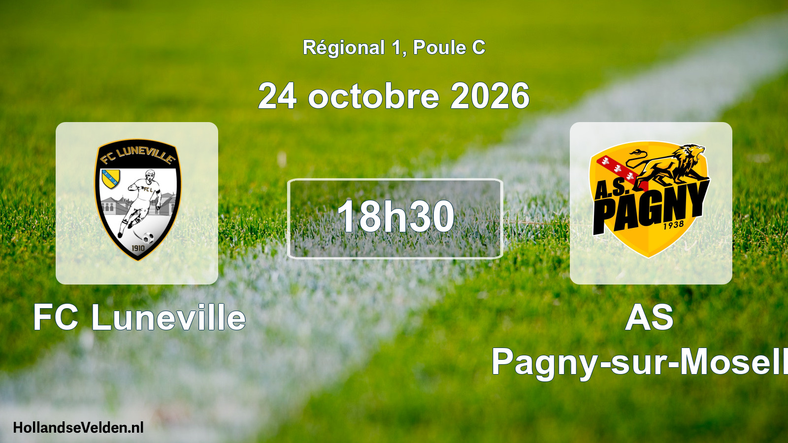 Scheduled Match: FC Luneville - AS Pagny-sur-Moselle (24 October 2026)