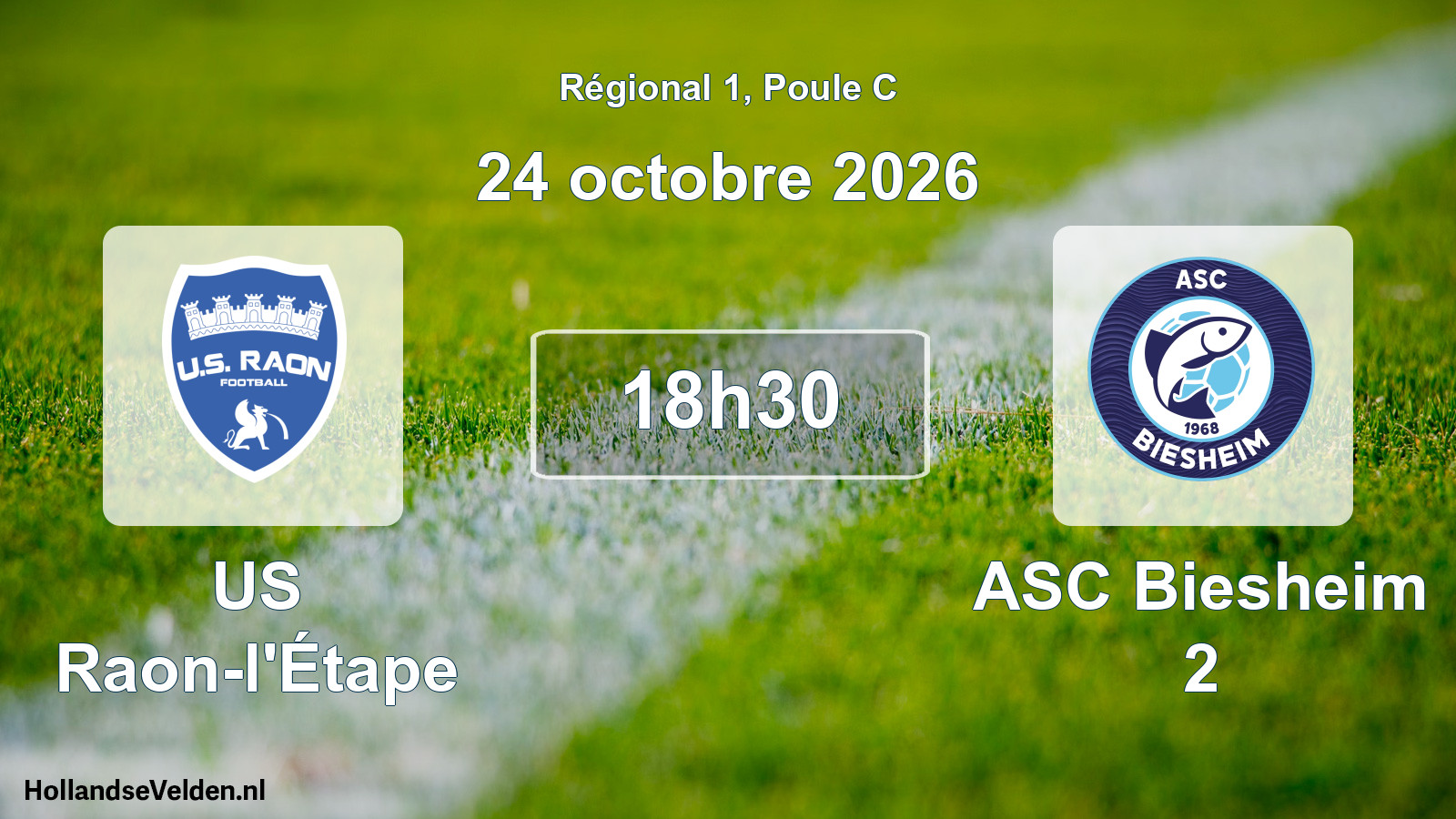 Scheduled Match: US Raon-l'Étape - ASC Biesheim 2 (24 October 2026)