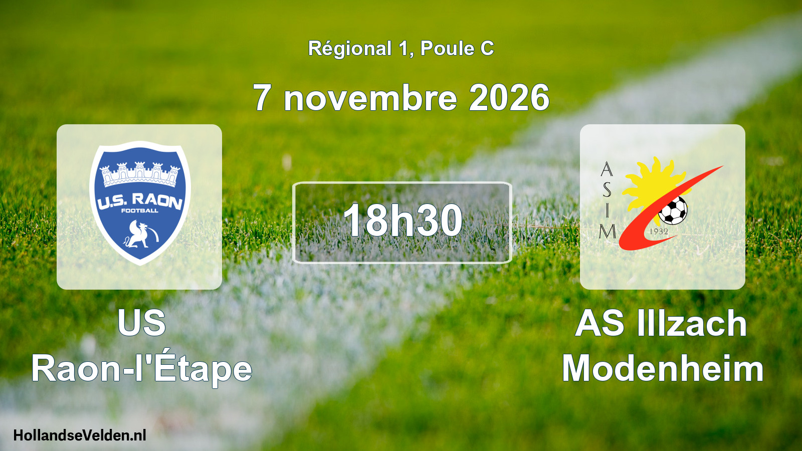 Scheduled Match: US Raon-l'Étape - AS Illzach Modenheim (7 November 2026)
