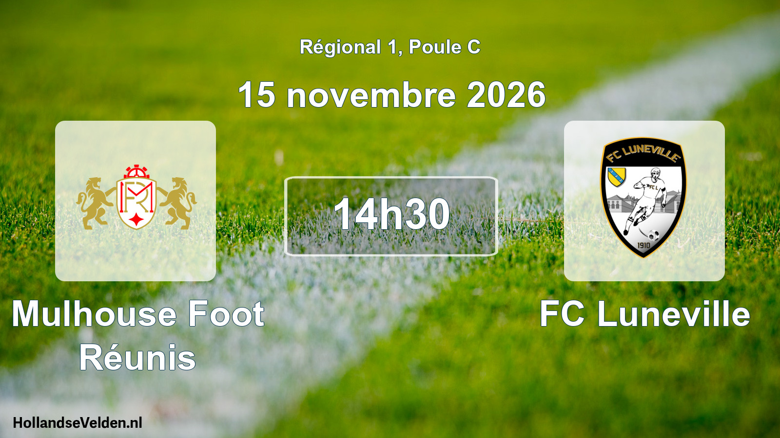 Scheduled Match: Mulhouse Foot Réunis - FC Luneville (15 November 2026)