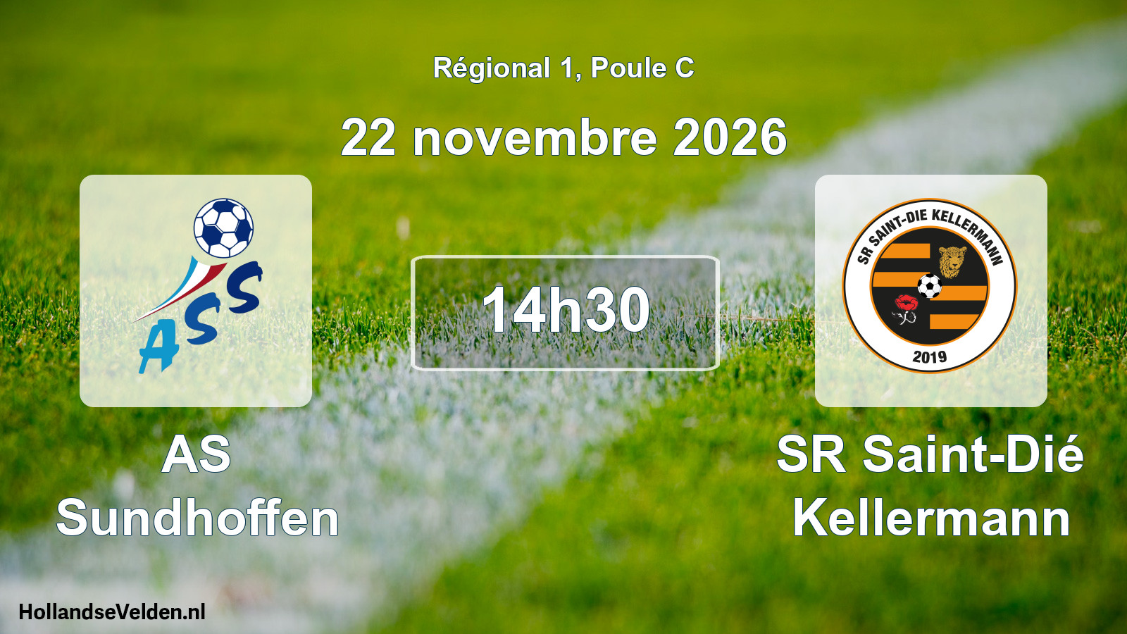 Scheduled Match: AS Sundhoffen - SR Saint-Dié Kellermann (22 November 2026)