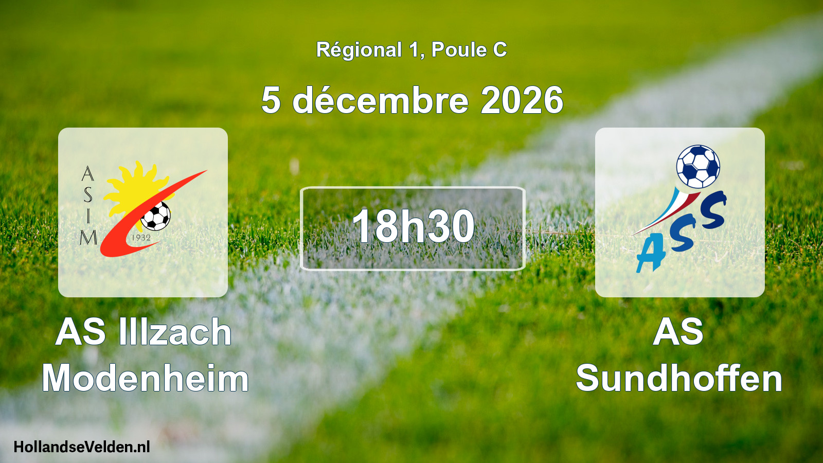 Scheduled Match: AS Illzach Modenheim - AS Sundhoffen (5 December 2026)