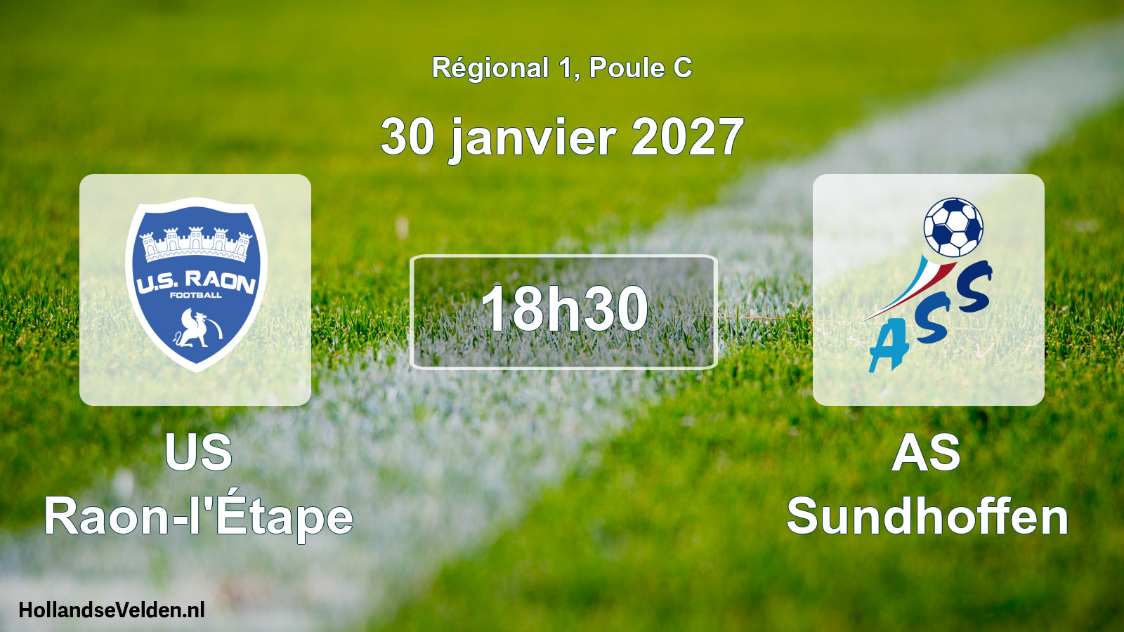 Scheduled Match: US Raon-l'Étape - AS Sundhoffen (30 January 2027)