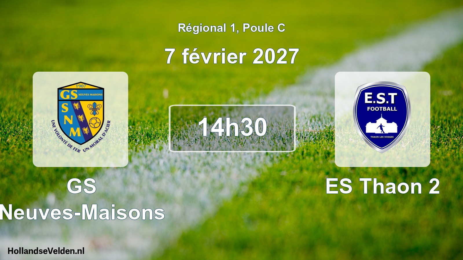 Scheduled Match: GS Neuves-Maisons - ES Thaon 2 (7 February 2027)