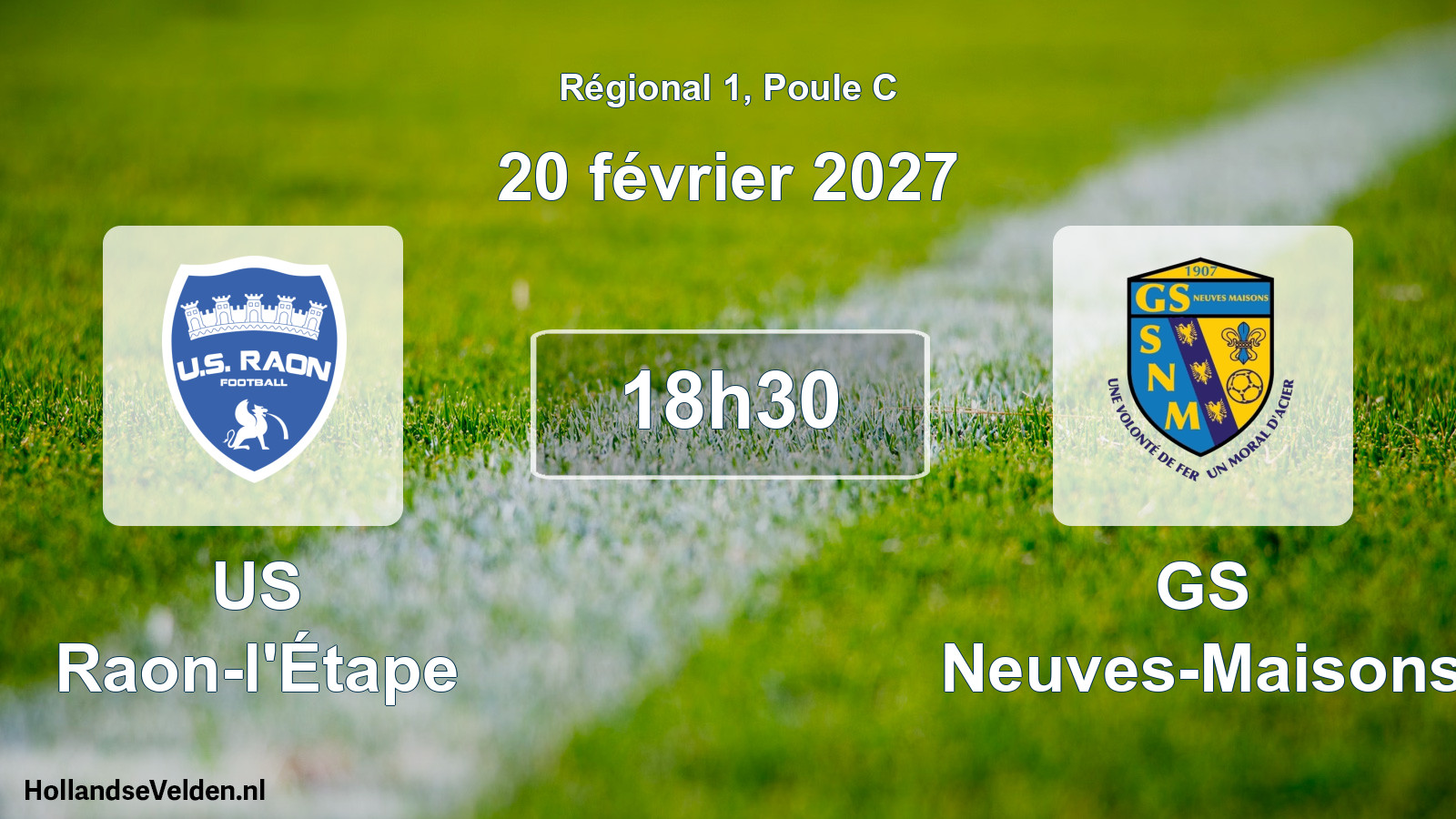 Scheduled Match: US Raon-l'Étape - GS Neuves-Maisons (20 February 2027)