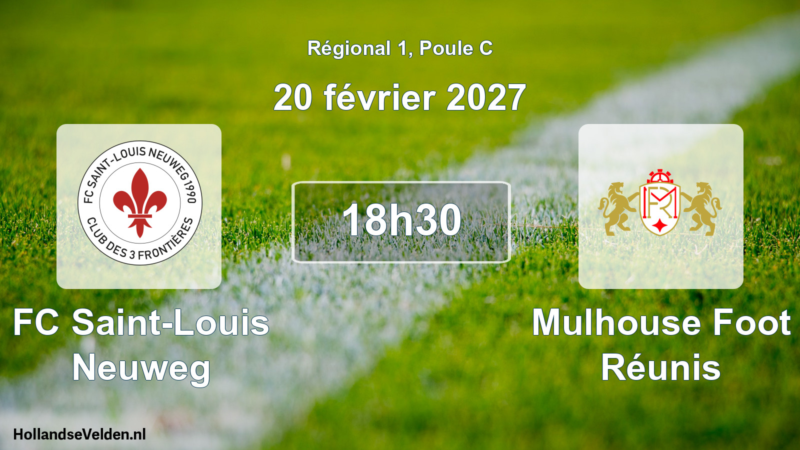 Scheduled Match: FC Saint-Louis Neuweg - Mulhouse Foot Réunis (20 February 2027)