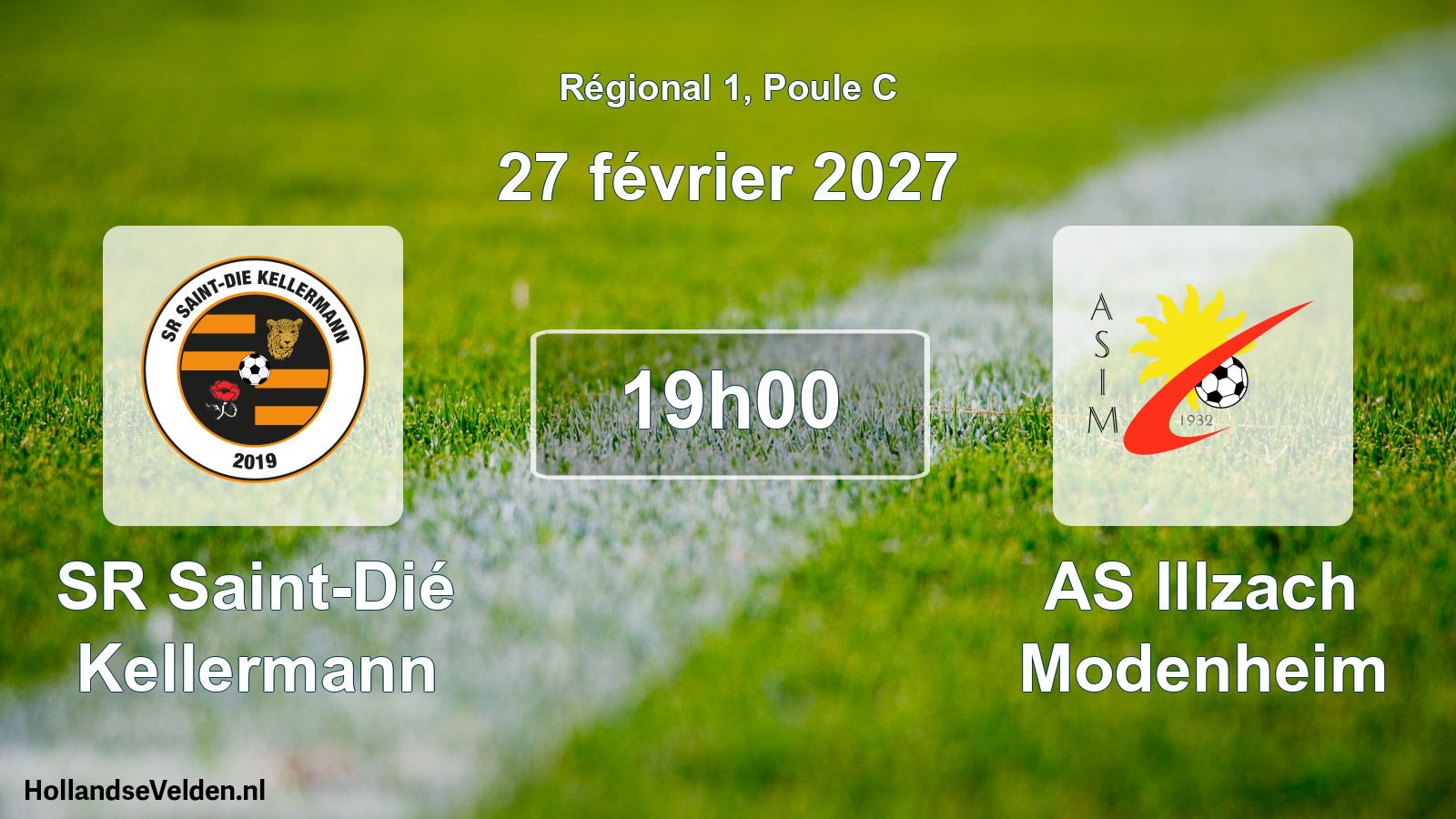 Scheduled Match: SR Saint-Dié Kellermann - AS Illzach Modenheim (27 February 2027)