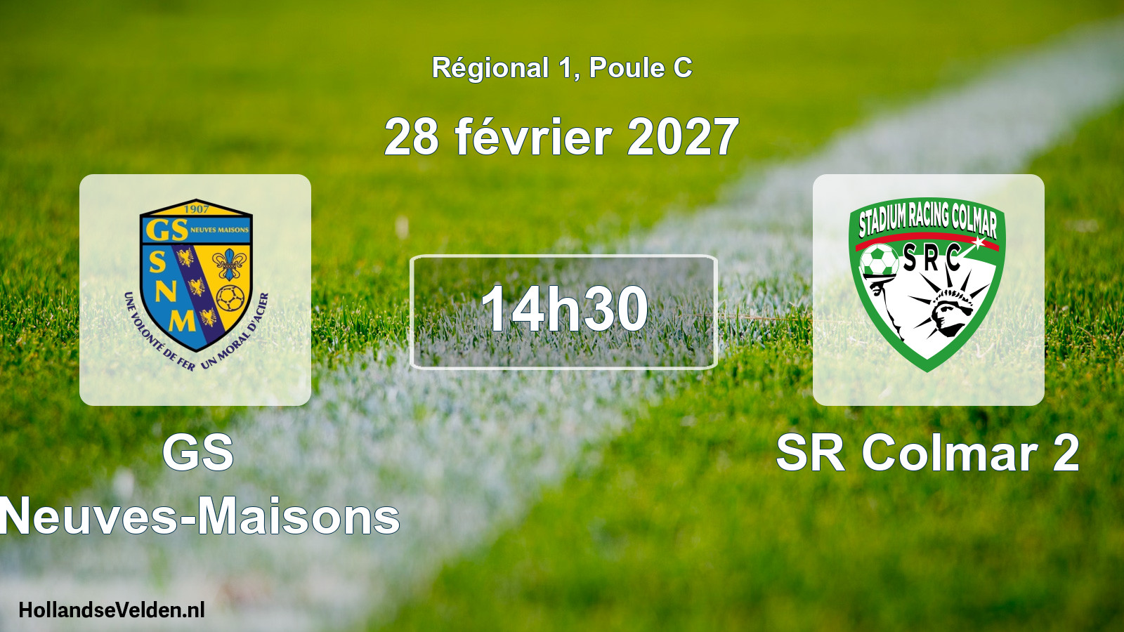 Scheduled Match: GS Neuves-Maisons - SR Colmar 2 (28 February 2027)