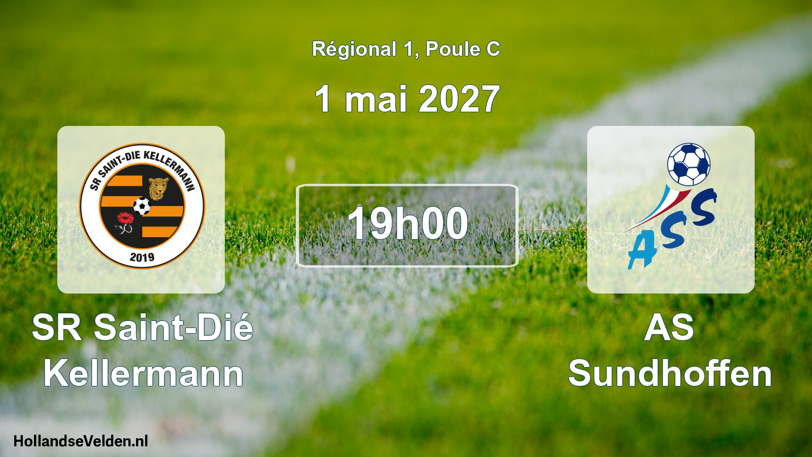 Match programmé: SR Saint-Dié Kellermann - AS Sundhoffen (1 mai 2027)
