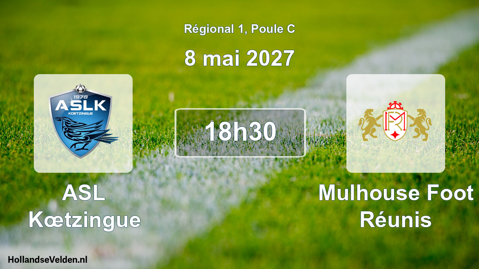 Match programmé: ASL Kœtzingue - Mulhouse Foot Réunis (8 mai 2027)